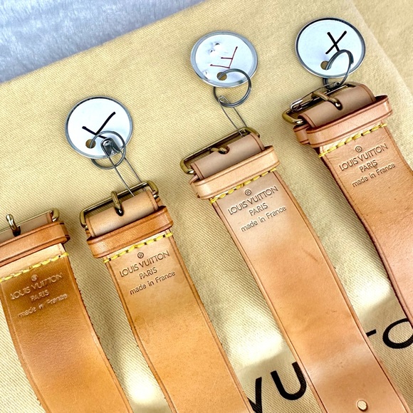 Louis Vuitton Keepall Bandouliere Vachetta Leather Poignet Staps or BRACELET - Picture 3 of 3